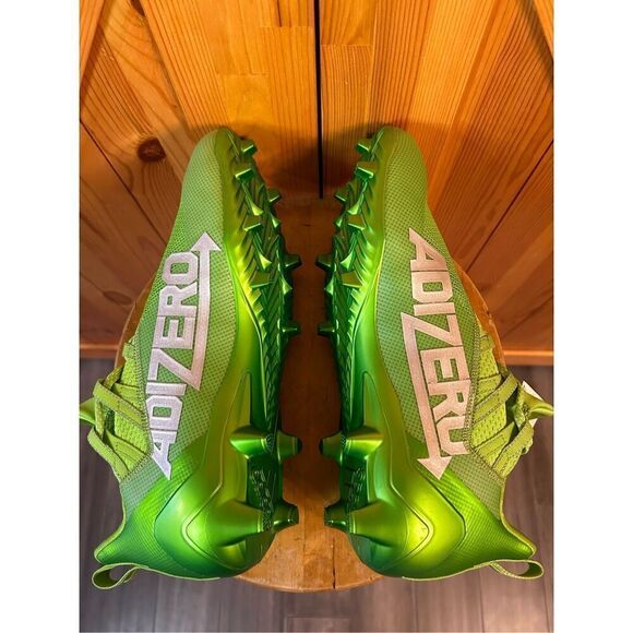 Adidas Adizero 11.0 Turbo Fuel Solar Green Football Cleats Mens Size 13.5 (FZ070 main image 6